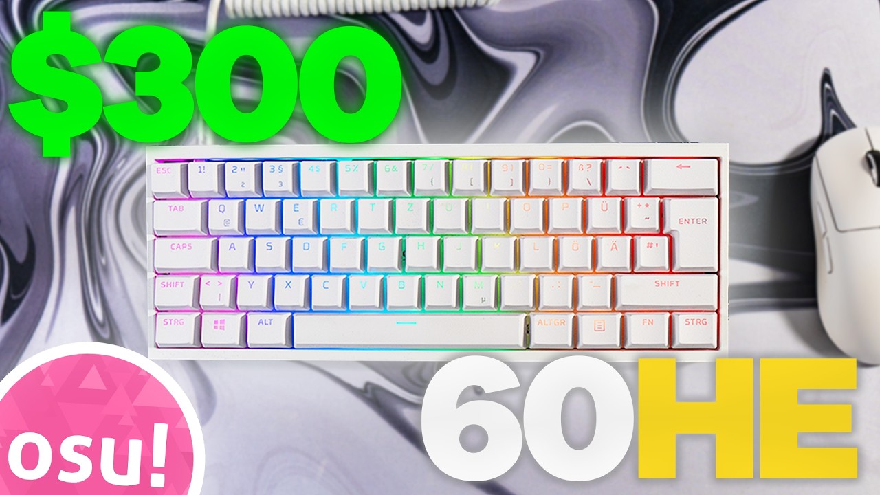 My NEW $300 Custom Wooting 60HE+ | with Sound Test - YouTube