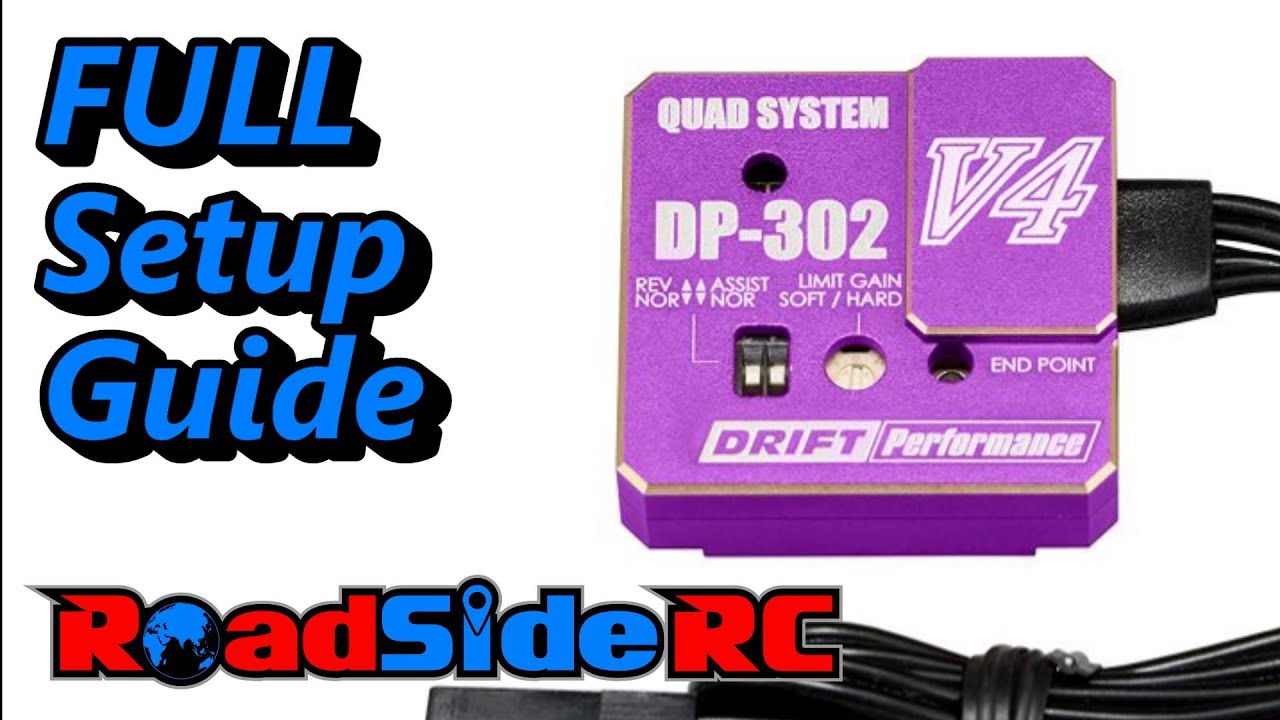 How To Setup and Test the Yokomo DP-302 v4 RC Drift Gyro - YouTube