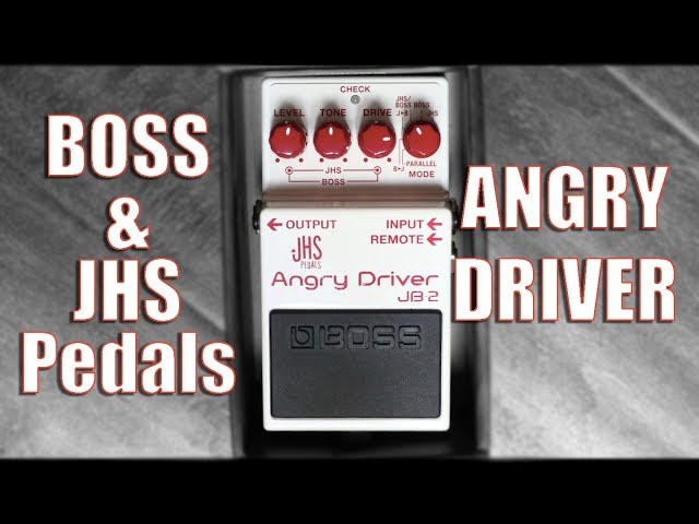 BOSS and JHS Pedals JB-2 ANGRY DRIVER Dual Overdrive Pedal Demo