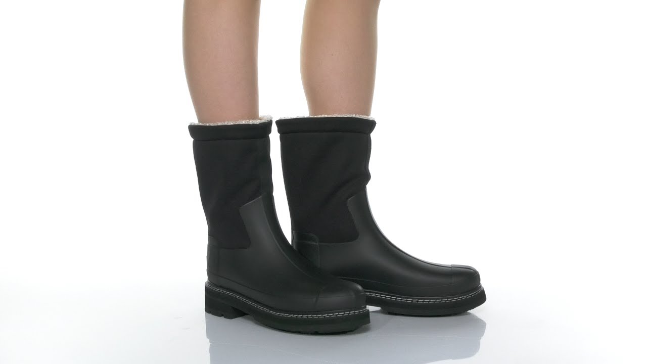 Hunter Refined Stitch Sherpa Boot SKU: 9576968 - YouTube