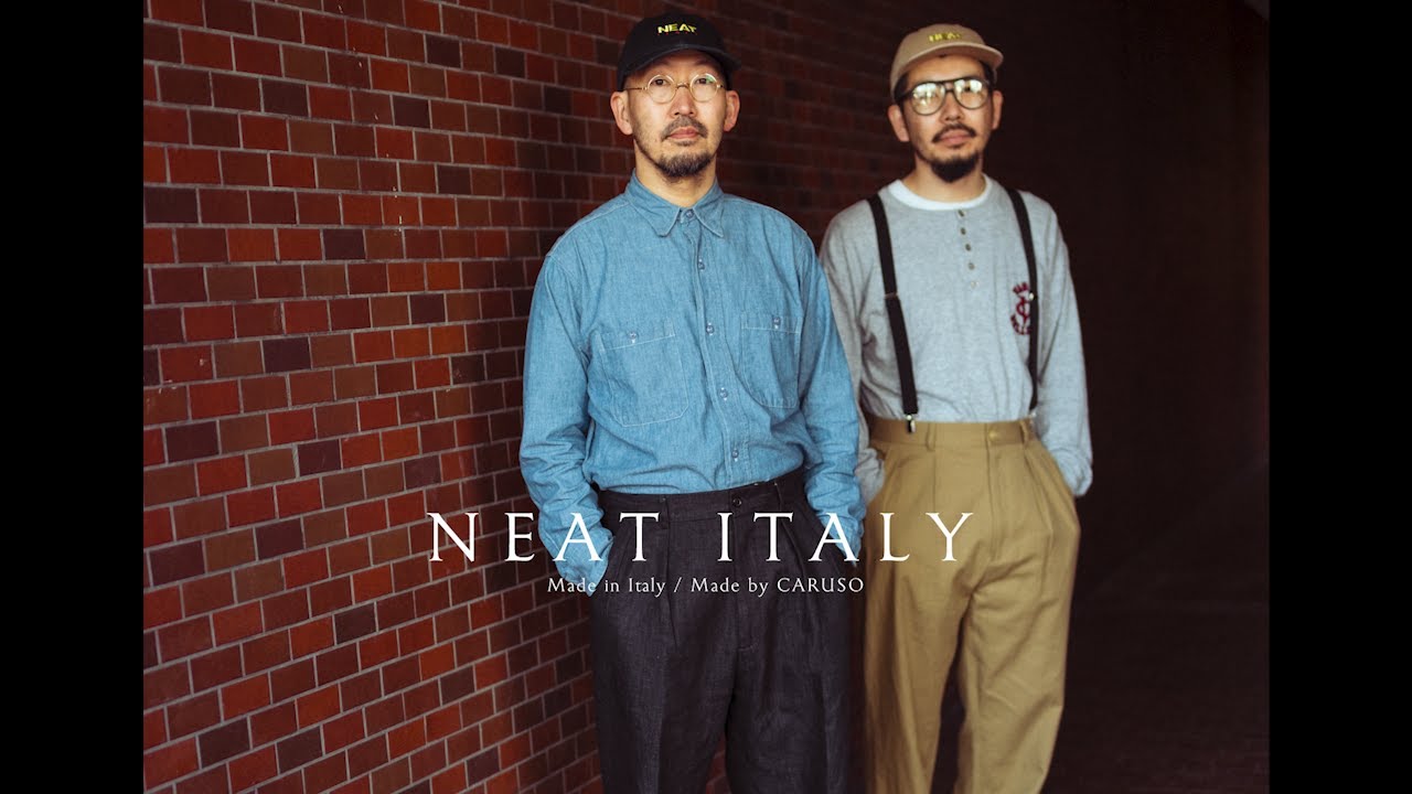 NEAT×L'ECHOPPE】イタリア製の極上スラックス、新色を加え再登場 - YouTube