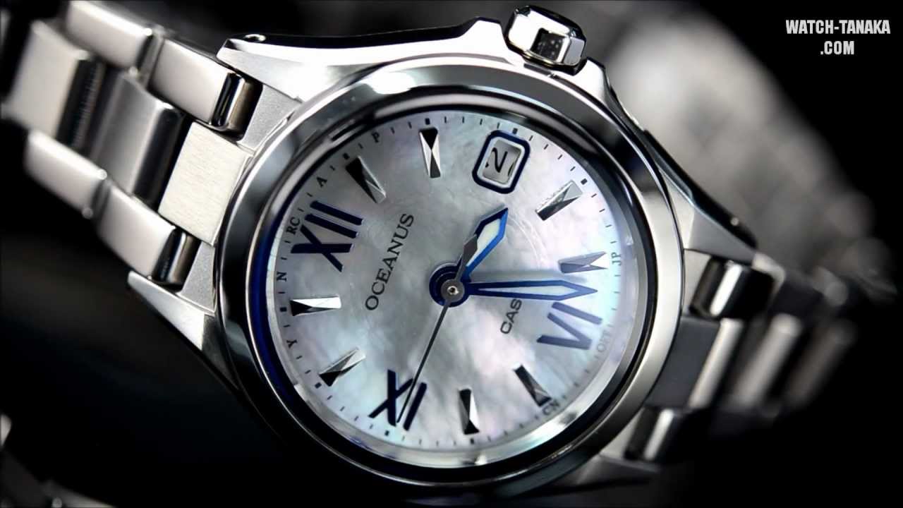 CASIO OCEANUS OCW-70PJ-7AJF カシオ オシアナス レディース - YouTube