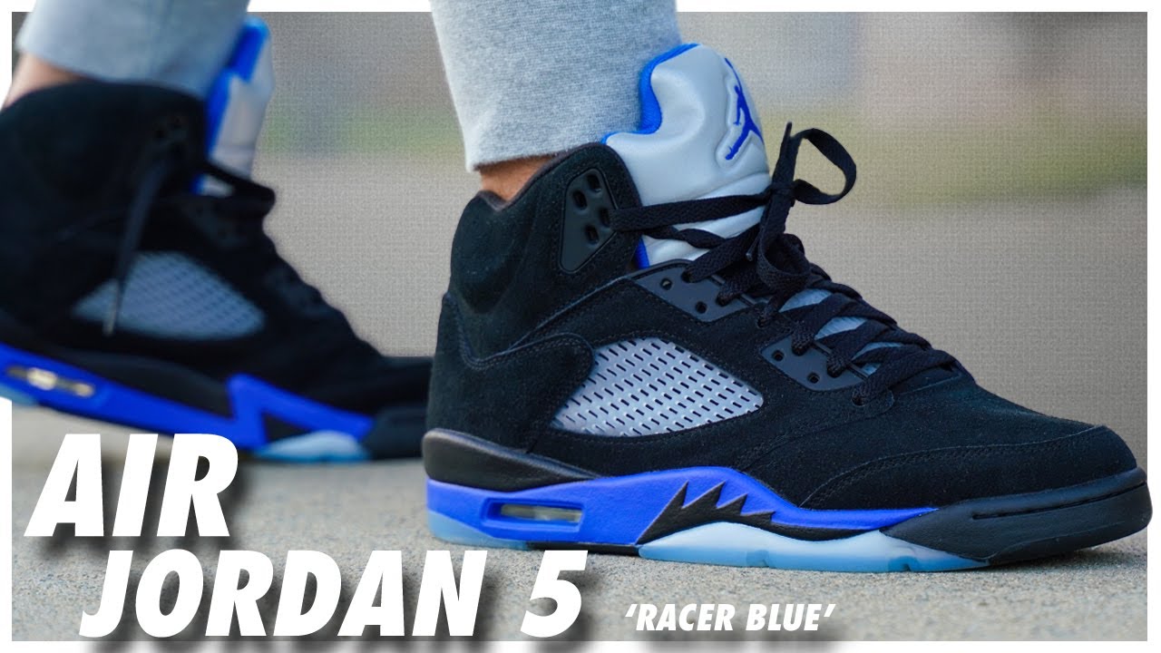 Air Jordan 5 Racer Blue - YouTube