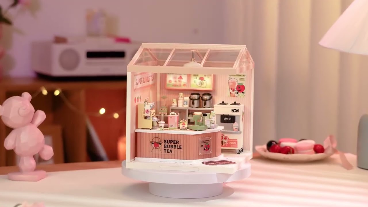 Rolife Super Stores DIYキット タピオカスタンド(タピオカスタンド