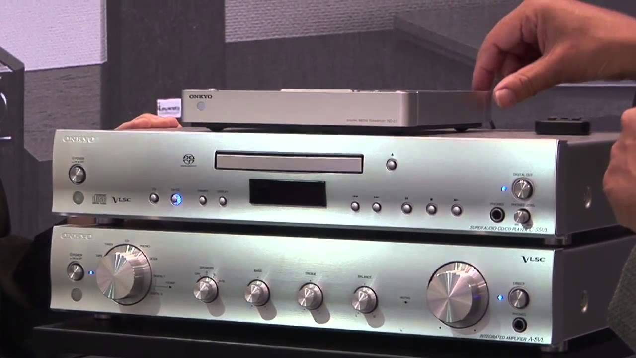 Onkyo A-5VL et C-S5VL (IFA 2009) - YouTube