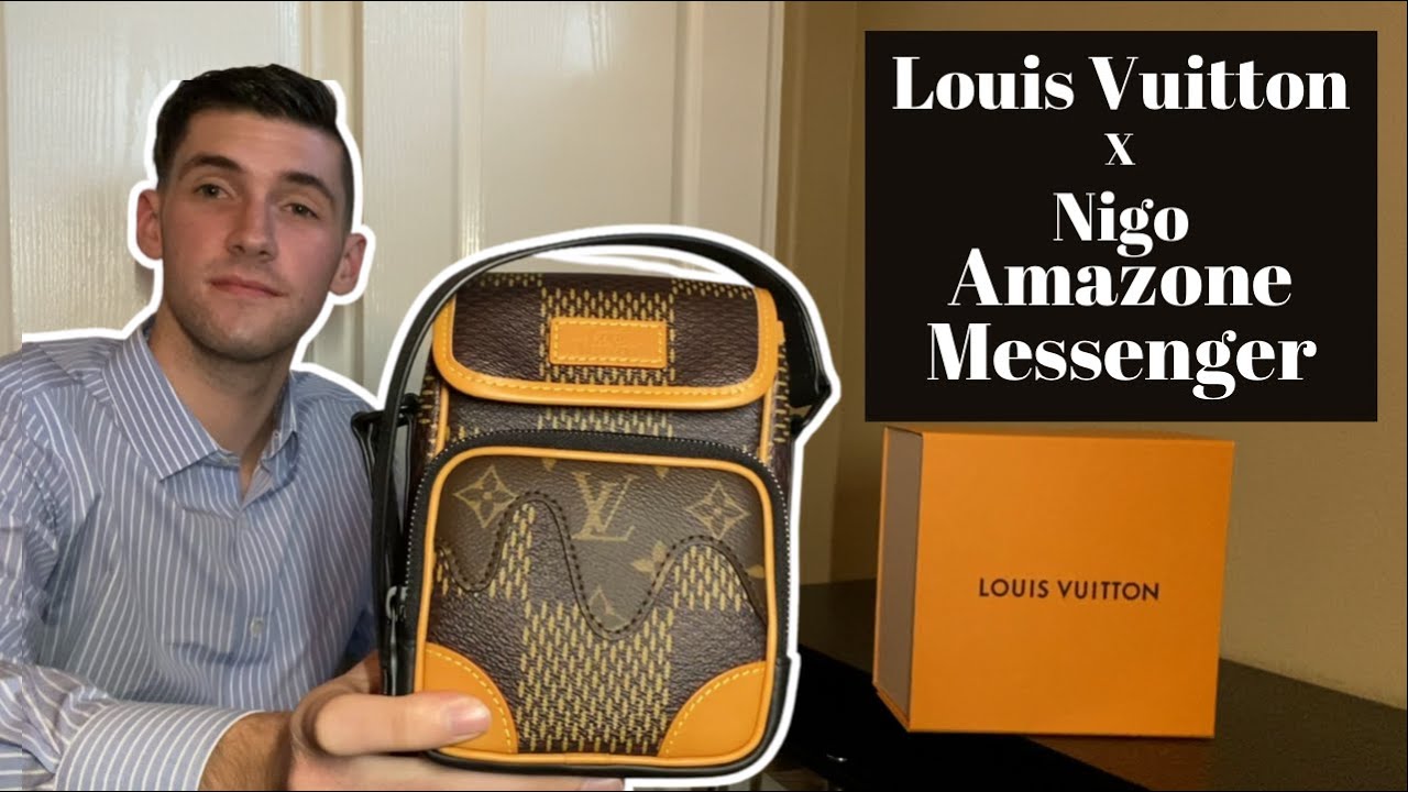 Louis Vuitton x Nigo Amazone Messenger Unboxing & Review - YouTube
