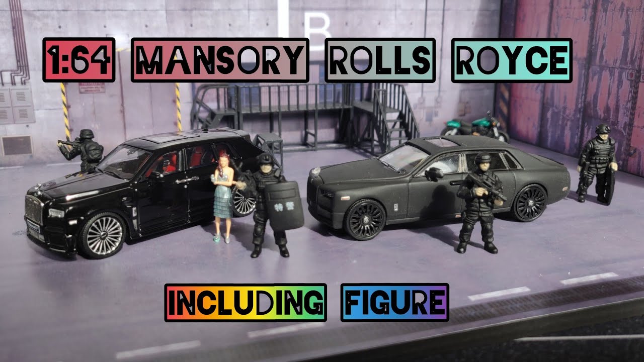 Rolls Royce Mansory Cullinan and Phantom with Figure‼️💃 Quality