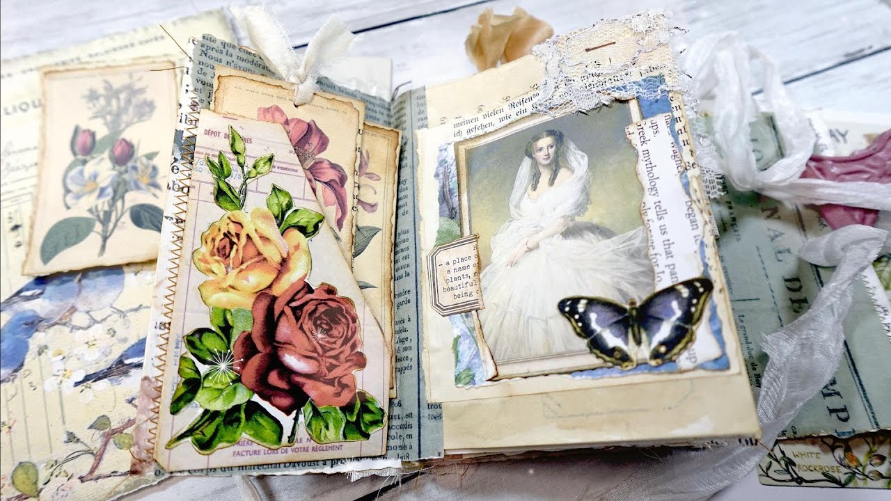 junk journal ジャンクジャーナル雑記帳 蛇腹ファイル junk journal