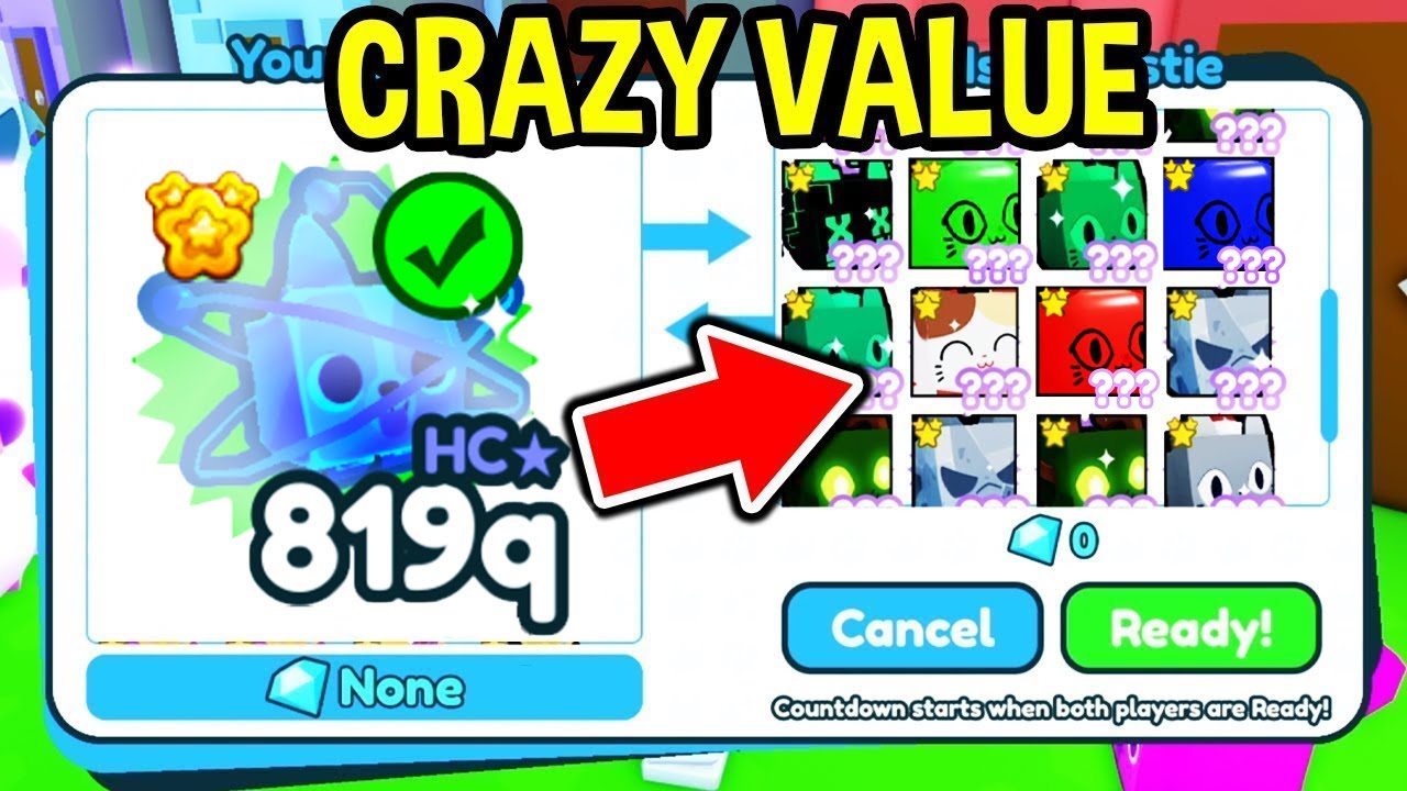 What Do People Trade for a 800 QUADRILLION STAT PET in Pet