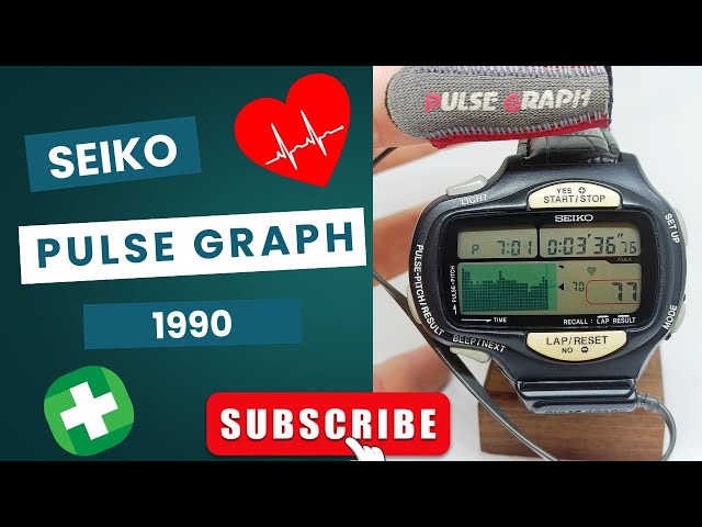 Reloj Seiko Pulse Graph 1990´s vintage - YouTube