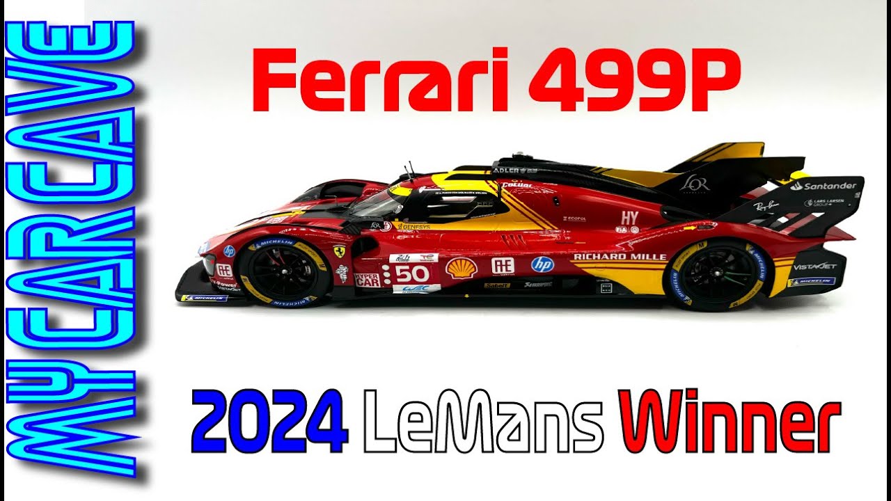 2024 Ferrari 499P LeMans Winner in 1/18th High End from LookSmart