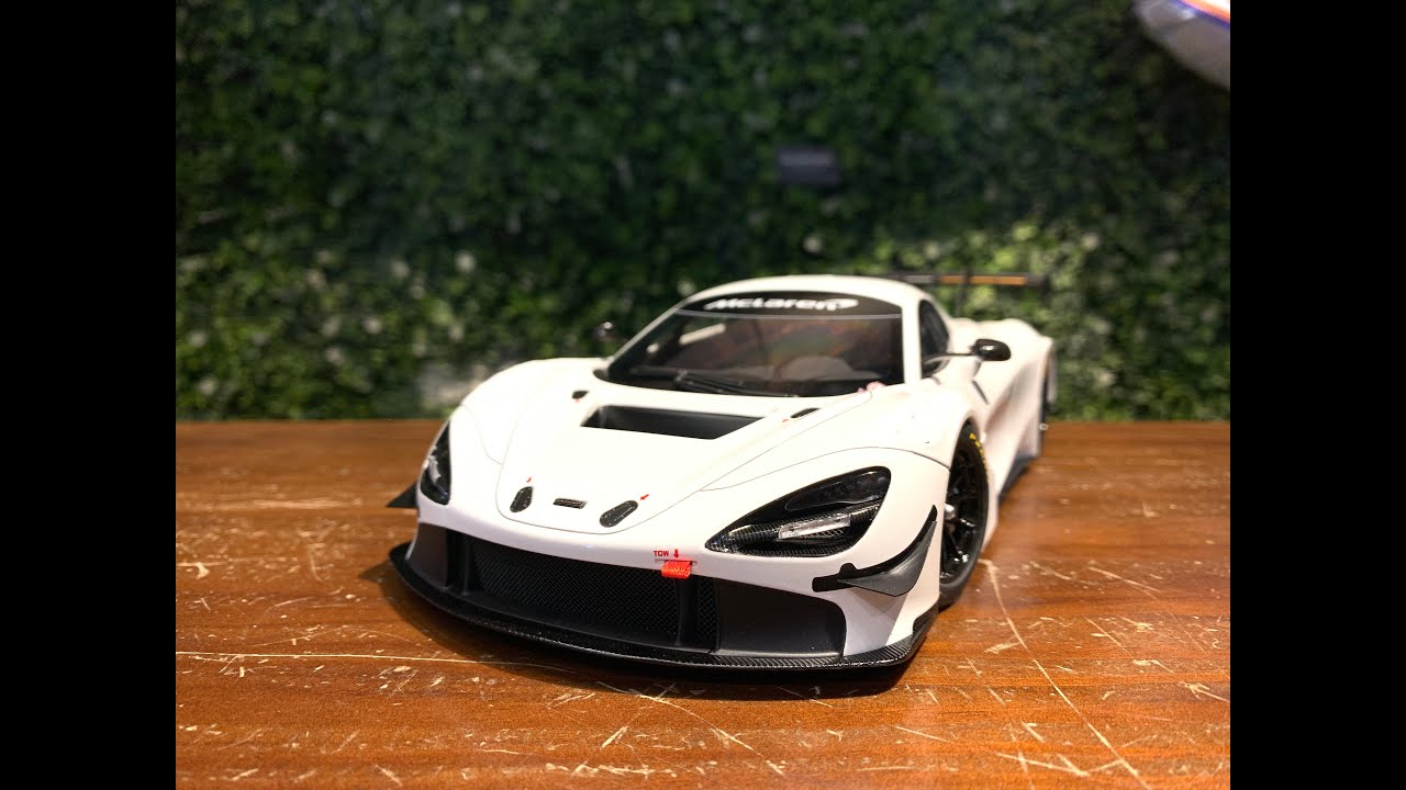 1/18 AUTOart McLaren 720S GT3 White 81940 - YouTube