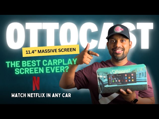 Ottocast OttoScreen 11.4” Wireless CarPlay & Android Auto on ANY