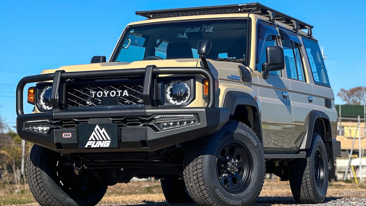 日本初カスタム】新型ランクル70に最新アイアンバンパーをインストール