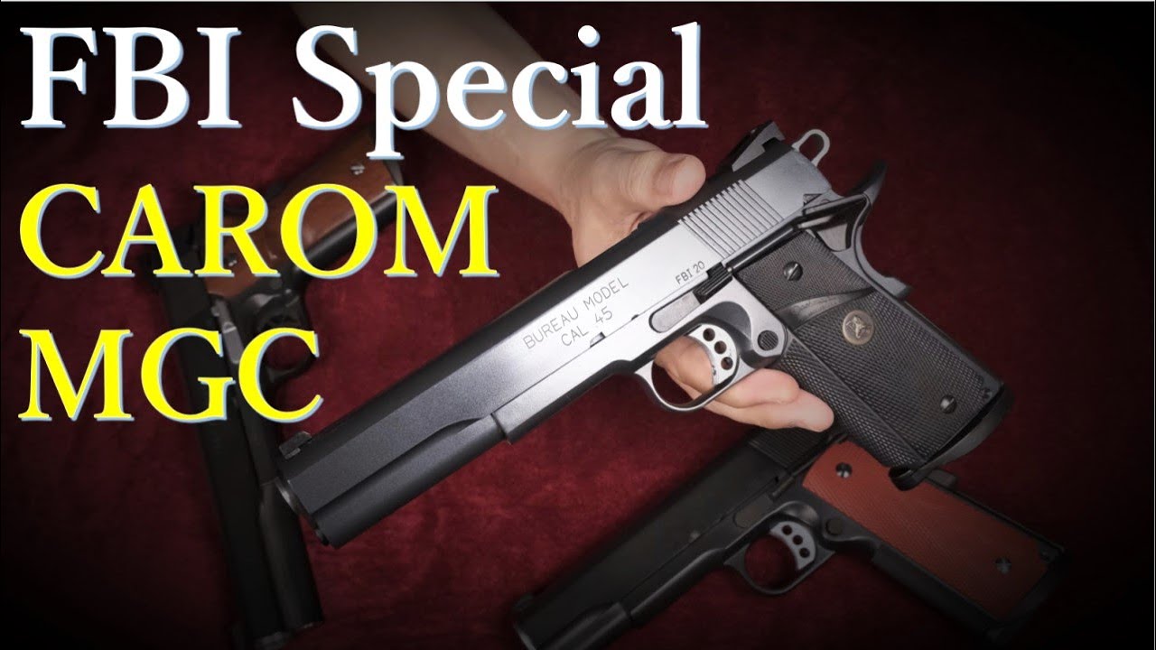 絶版MGC FBI Special CAROM塗装 - YouTube