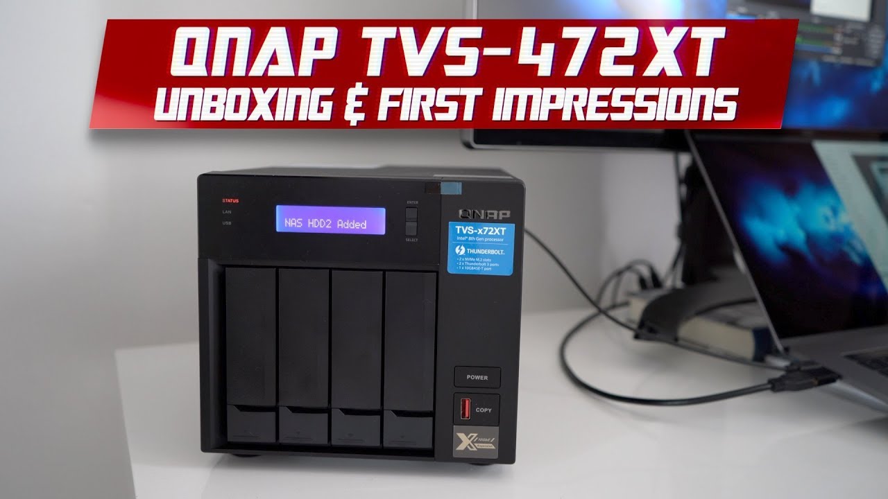 Best NAS Storage for Mac | QNAP TVS-472XT First Impressions - YouTube