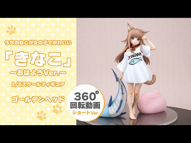 うちのねこが女の子でかわいい「きなこ」～おはようVer.～ 1/6 完成品