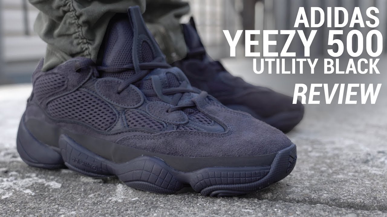 ADIDAS YEEZY 500 UTILITY (TRIPLE BLACK YEEZY REVIEW) - YouTube