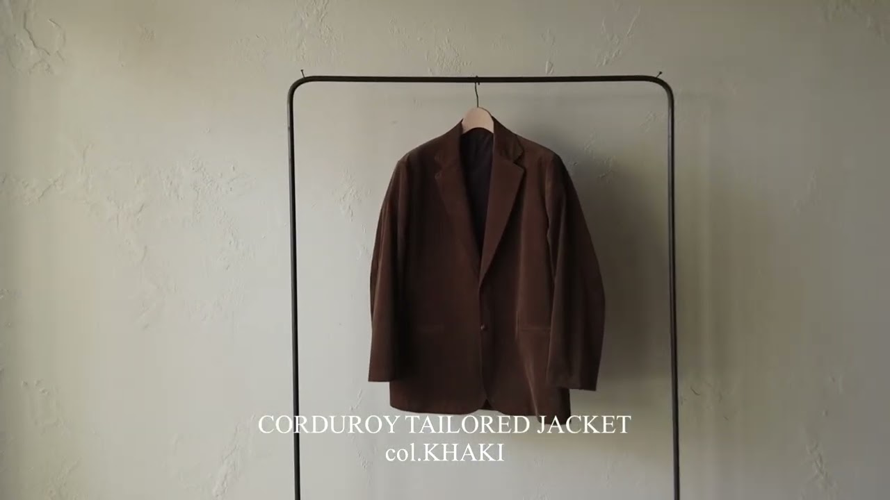 30%OFF】【cale】CORDUROY COVERALL JACKET KHAKI - THIRTY' THIRTY' STORE