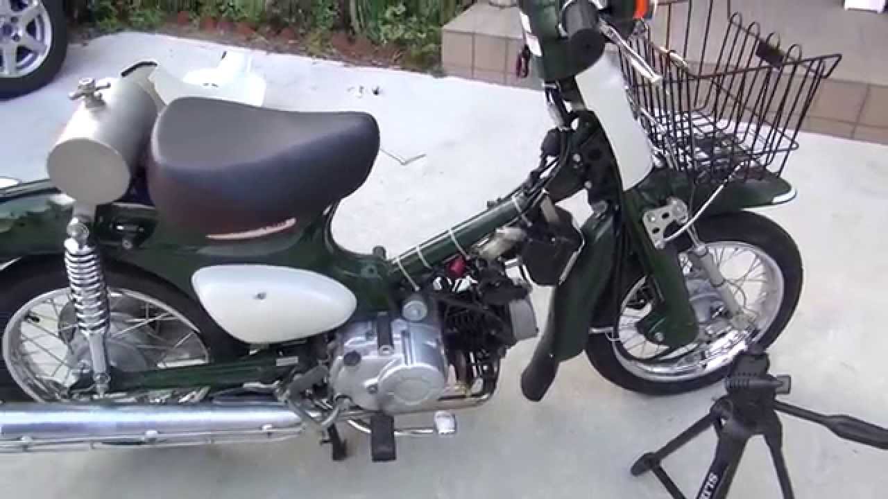 リトルカブ（キャブ仕様）にカブ純正110ccPGM-FIを搭載してみた