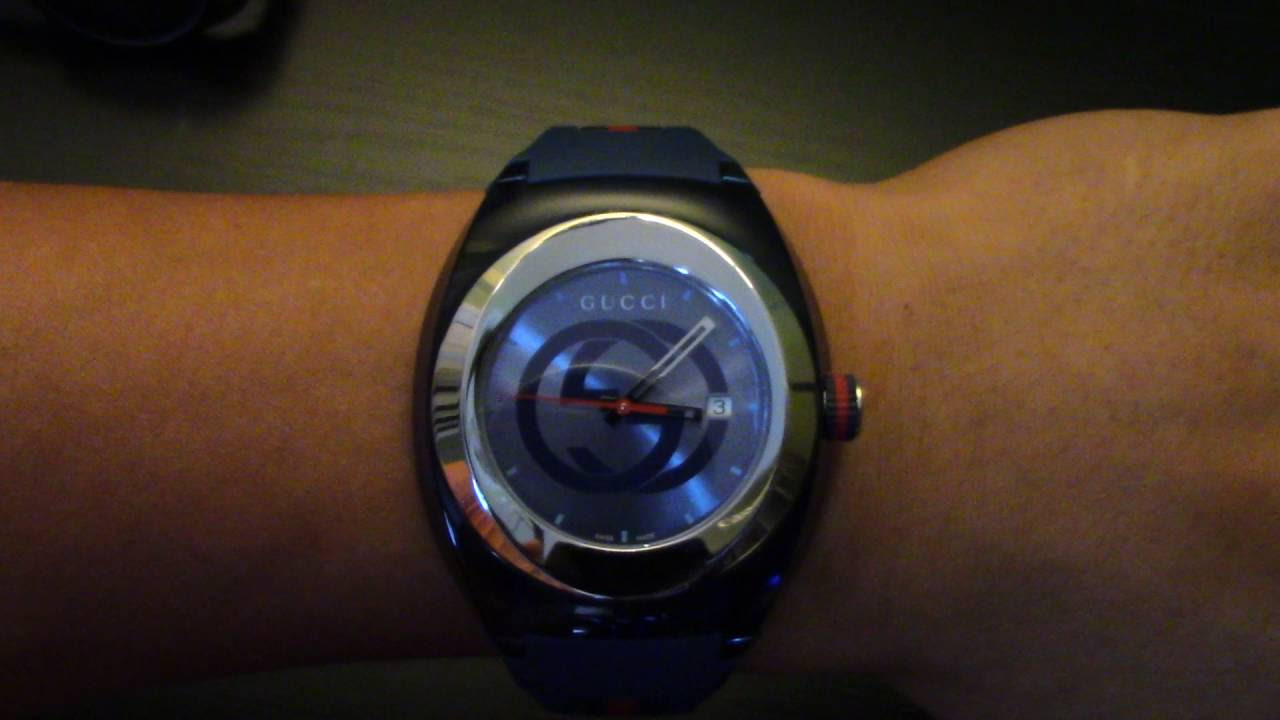 Gucci sync watch review - YouTube