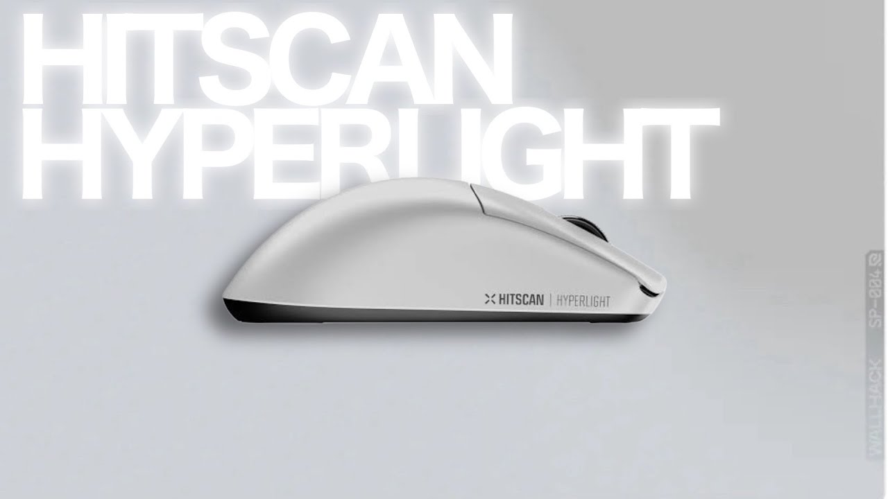 Hitscan Hyperlight ホワイト8Kドングル付 Hitscan Hyperlight