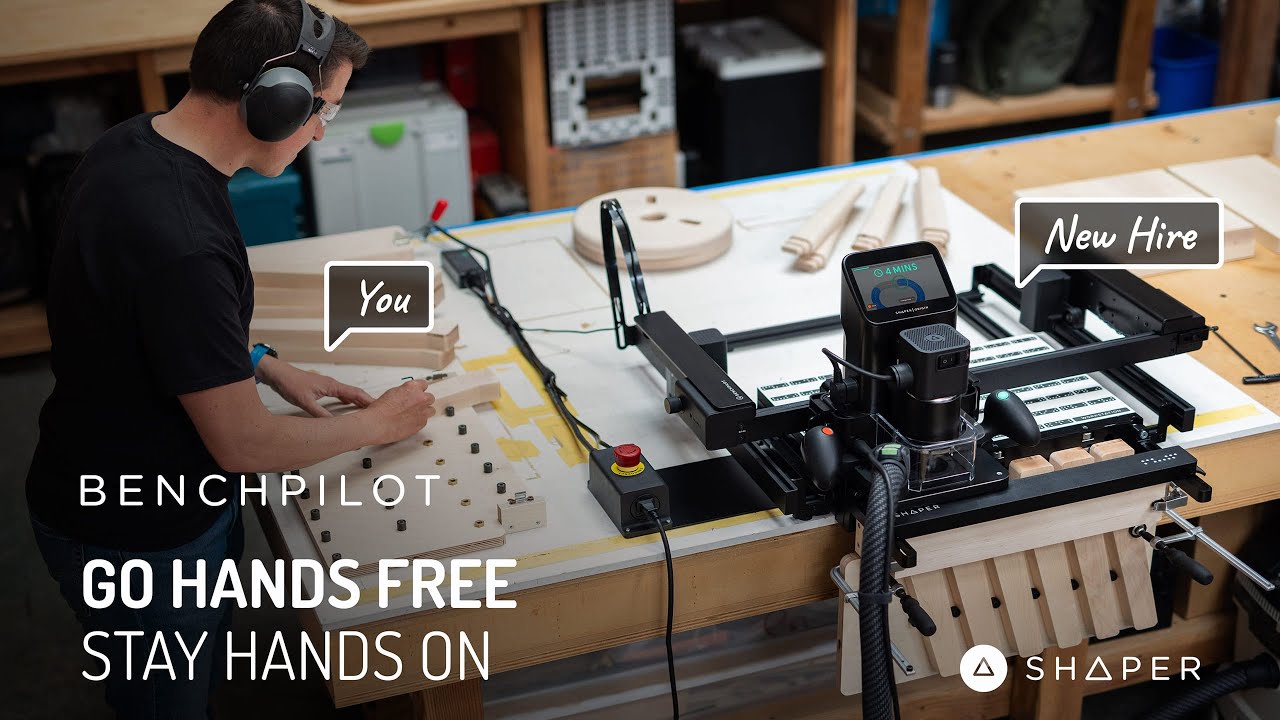 Shaper Origin + Workstation + Plate + BenchPilot + Shelf Upgrade Kit