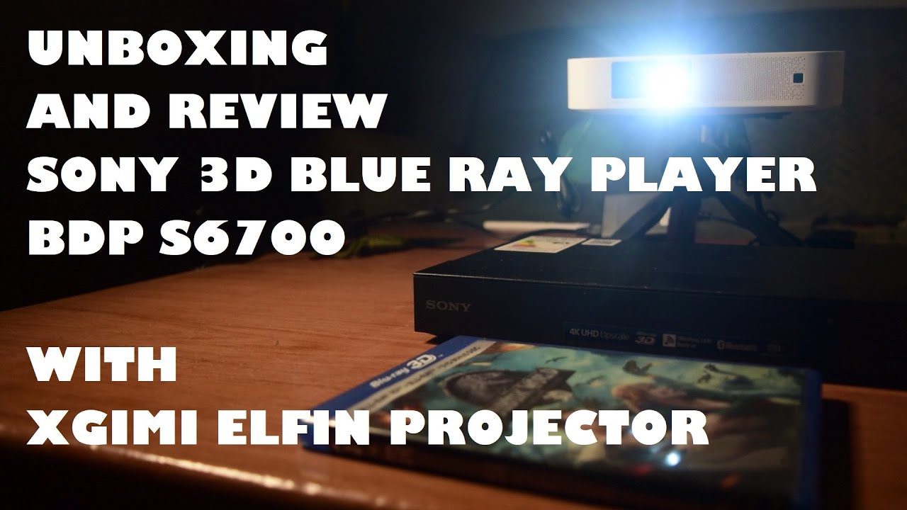 UNBOXING Sony BDP S6700 4k UHD Blueray 3D DVD Player | Setup and