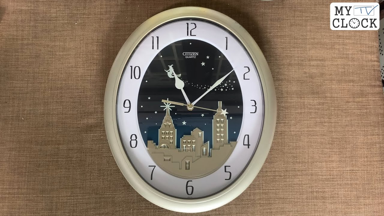 Citizen 4KG639 fairy tail lumious wall clock シチズン 壁掛け時計