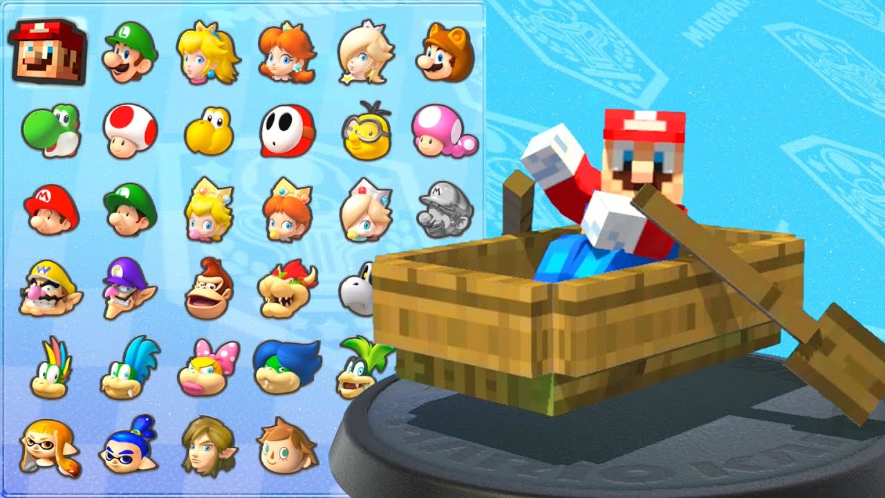 マリオカート8デラックス】マリオ(マイクラ)でNintendo Switch の最高