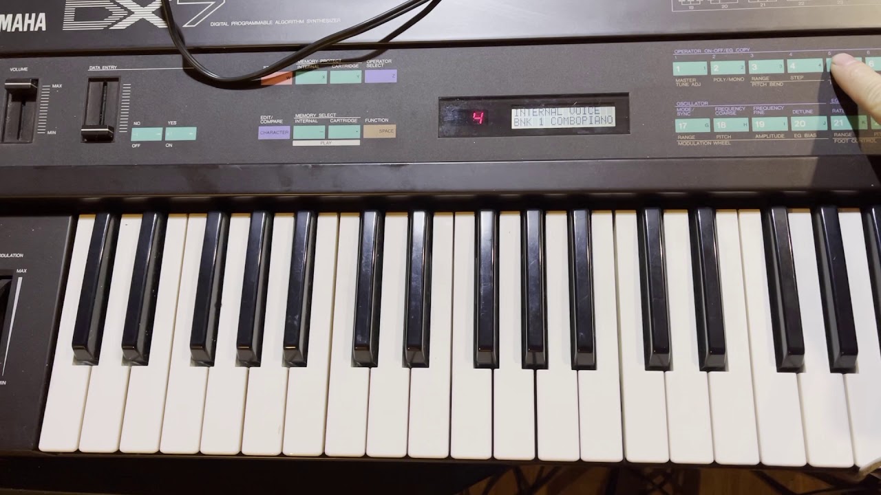Yamaha DX7 生福 part 1 kv-01 sounds patch - YouTube
