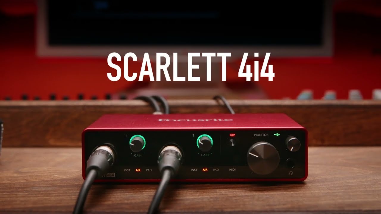 Focusrite Scarlett 4i4 3rd Gen USB Audio Interface | zZounds