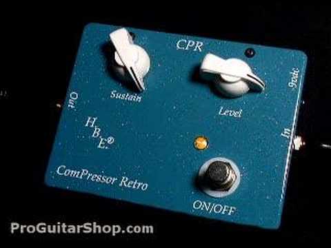 Homebrew Electronics HBE CPR Compressor Retro Pedal - YouTube