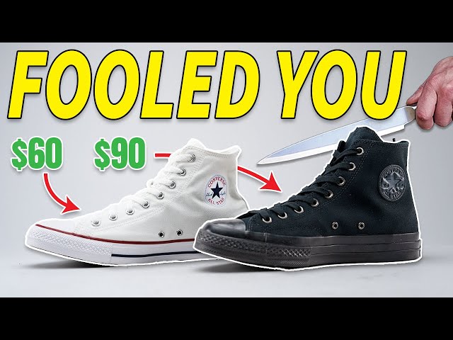Why you shouldn't buy cheap Converse - All Star vs Chuck 70 - YouTube