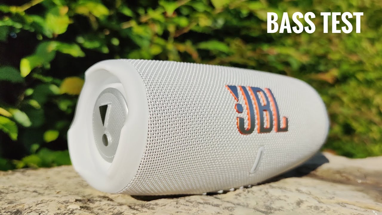 JBL CHARGE 5 WHITE ND - BASS TEST 100% VOL. - YouTube