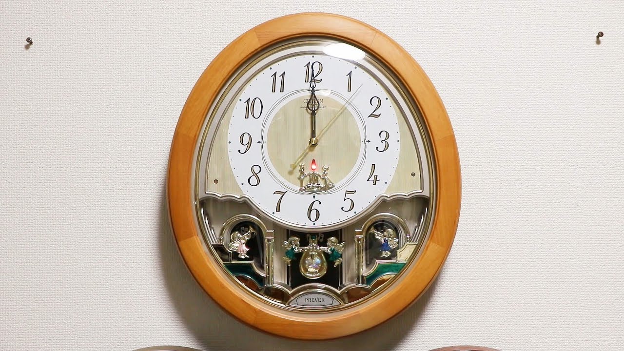 CITIZEN パルミューズプレベールDX メロディ時計 4MN412-006 - YouTube