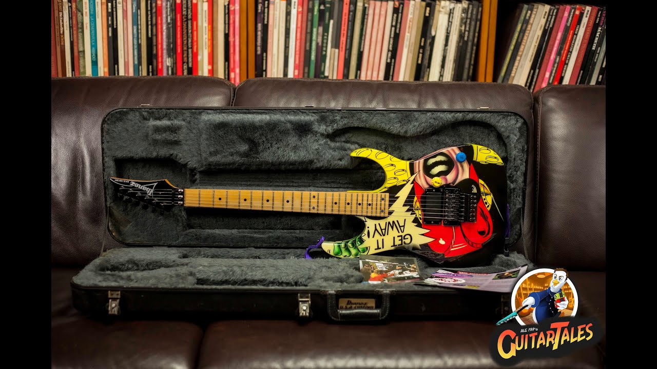 Ibanez Custom U S A Graphic Series GET IT AWAY 1989 - YouTube