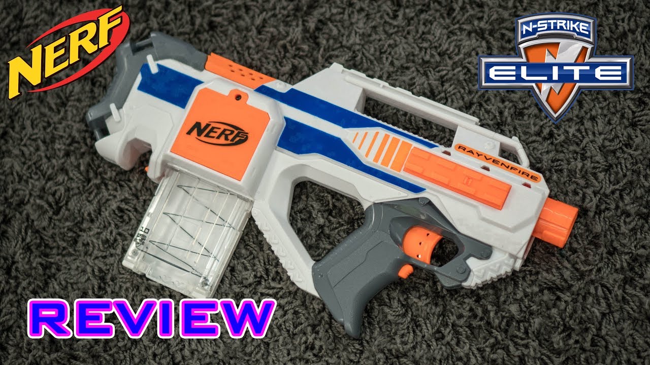 REVIEW] Nerf Elite Rayvenfire | Rayven Repaint! - YouTube