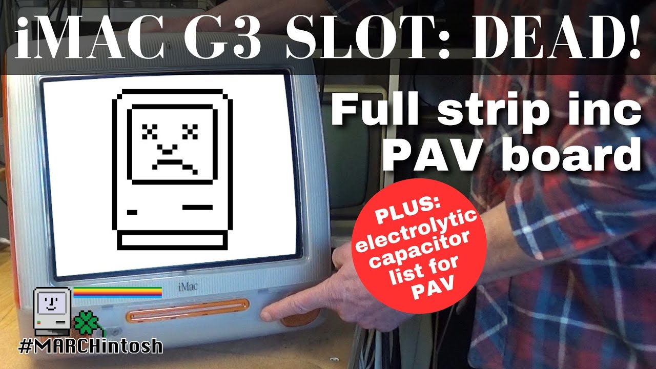 iMac G3 slot load: dead! - YouTube