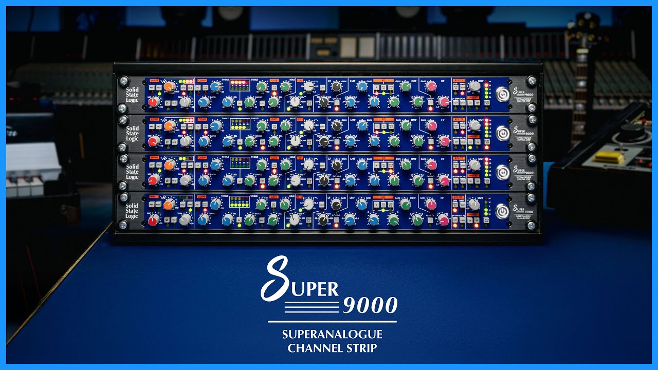 Solid State Logicが「SUPER 9000 SUPER ANALOGUE CHANNEL STRIP」を12