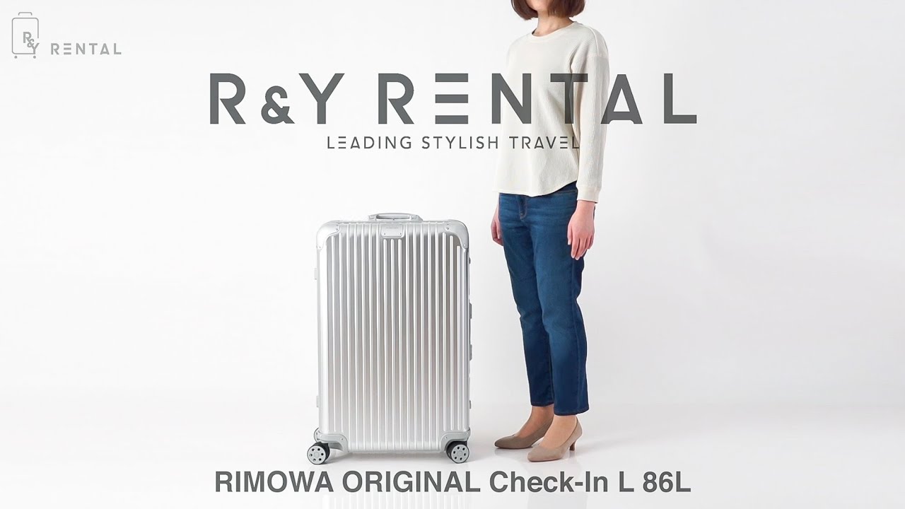 リモワ オリジナル 86L 4輪 RIMOWA ORIGINAL Check-In L - YouTube