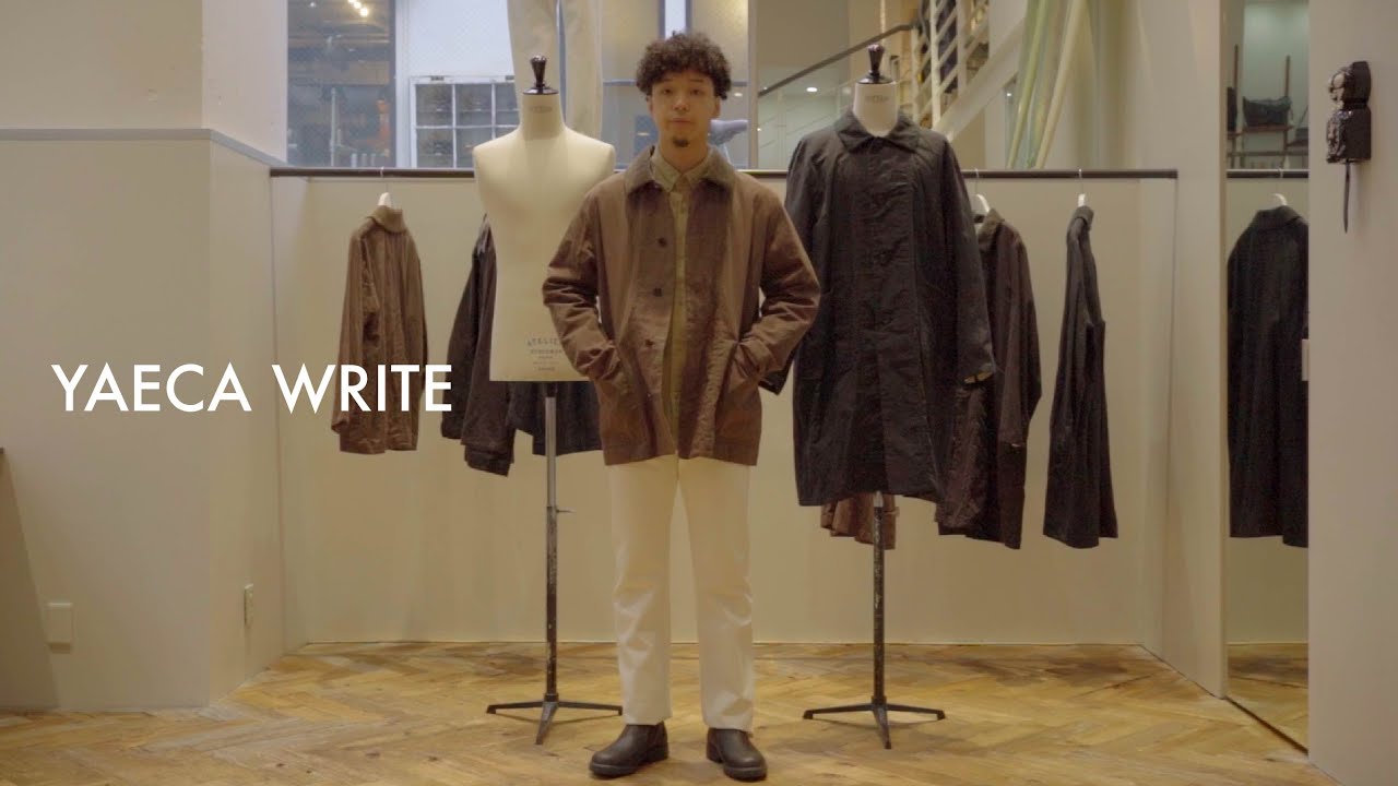 オリジナルのオイルドクロスを使用した 