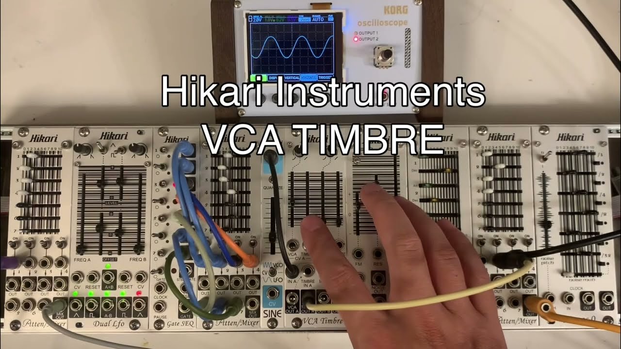 Hikari Instruments - VCA Timbre Demo - YouTube