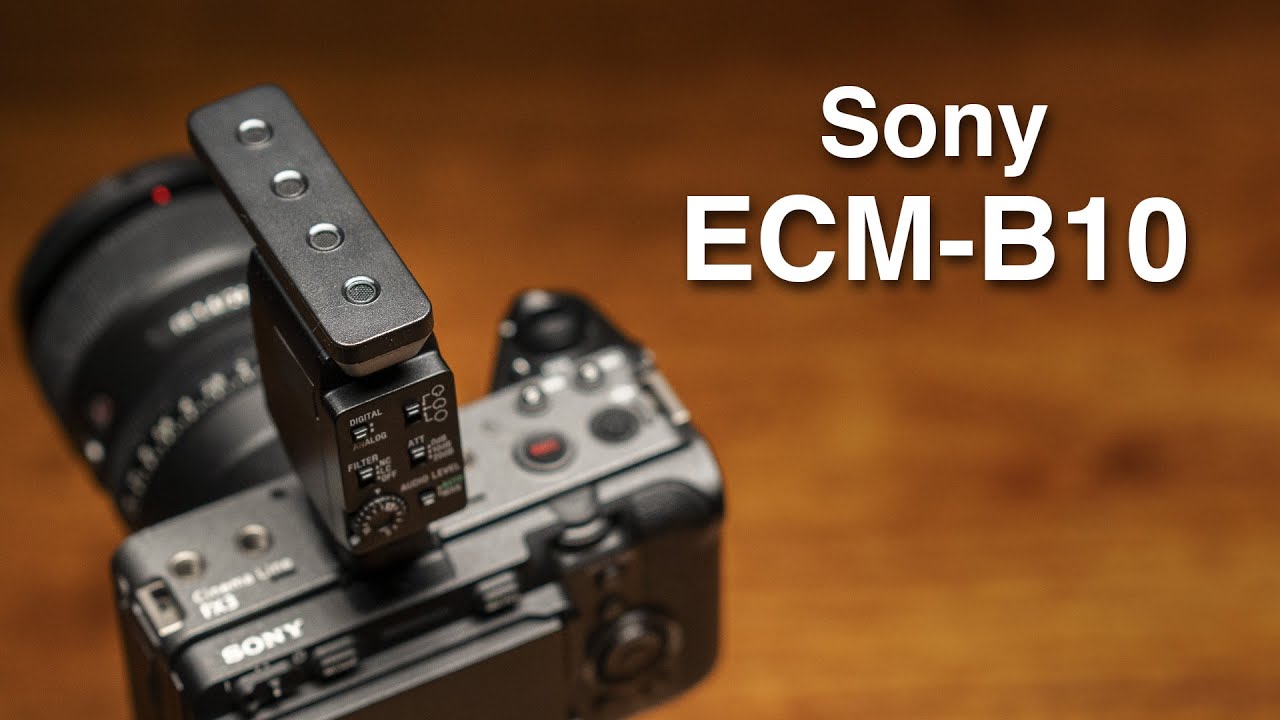 Sony ECM-B10 - Affordable Digital Mic With 3 Pickup Patterns - YouTube