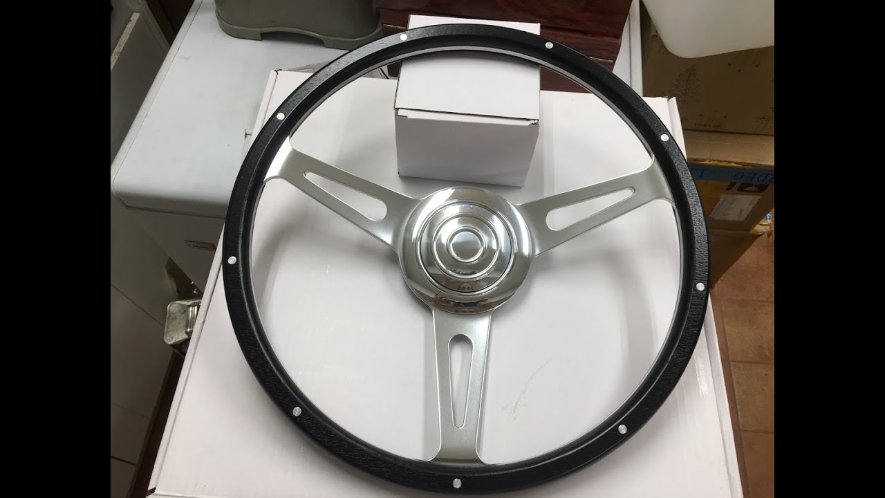 ホームページ用 9穴 ビレット ステアリング用 ホーンボタン の動画