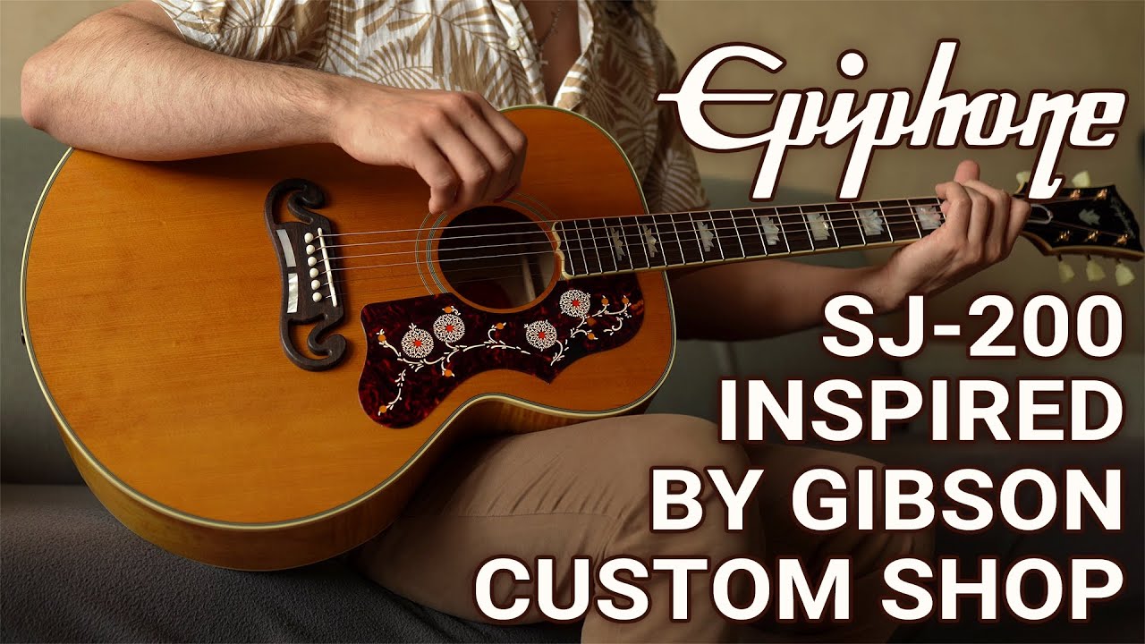 Epiphone 1957 SJ-200 Inspired By Gibson Custom - All-solid