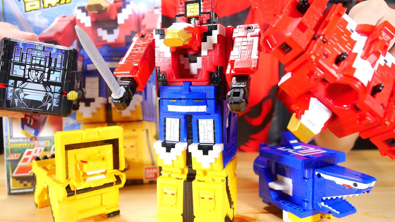 3つのキューブが直感的変形と驚きの積み上げ合体！動物合体DX