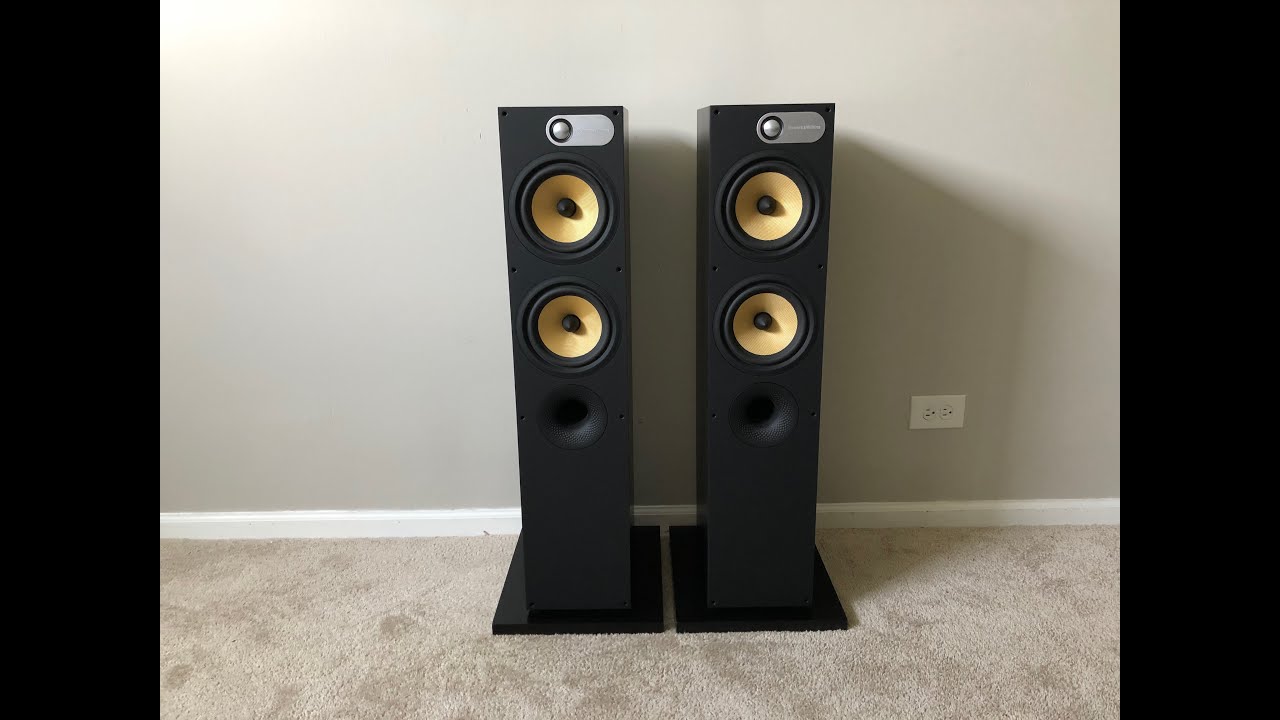 Bowers & Wilkins B&W 684 Tower Home Floor Standing Speakers - YouTube