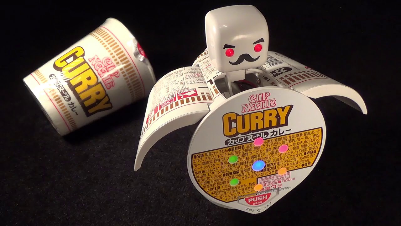 ロボタイマー カップヌードル カレー味 】ロボタイマー トリオ 記念