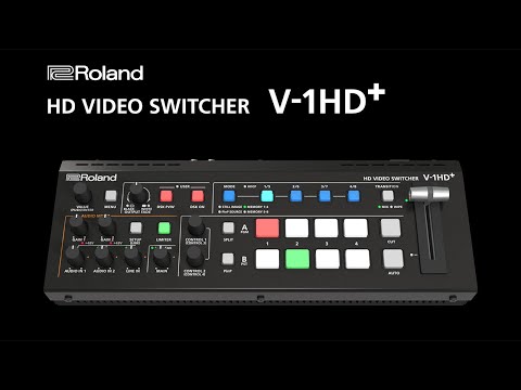 Roland V-1HD+ Standalone HD Audio/Video Switcher - YouTube